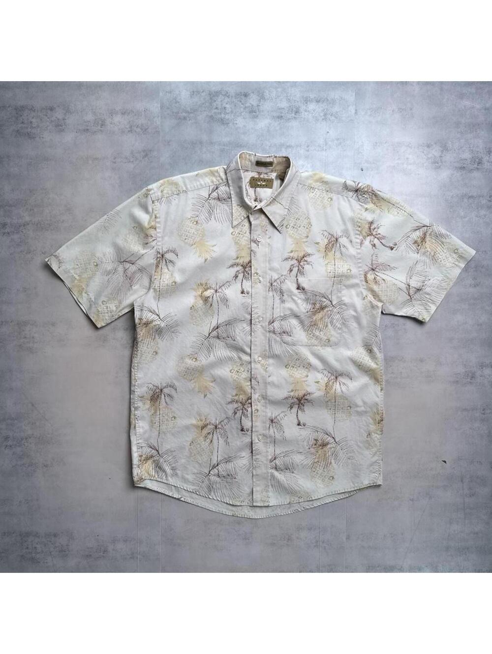 Y2K Natural Issue Hawaii Surf 00s Button up shirt